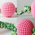 thumbnail image 2 of Dog Chew Toys for Aggressive Chewers, Likaty Indestructible Rope Dog Ball Toy Puppy Chew Teething Toys for Large Medium Small Dogs,Pink, 2 of 7