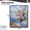 thumbnail image 4 of Stupell Industries Tropical Beautiful Bouquet on Ledge Black Framed Giclee Art, 24 x 30, by Creative Studio, 4 of 8