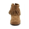 thumbnail image 5 of Minnetonka Women's Double Fringe Side Zip Boot,Taupe,9.5 M US, 5 of 7