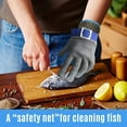 thumbnail image 5 of Class 9 Cut Resistant Gloves,Safety Chef Cutting Gloves for Kitchen Meat Cutting,Fish Filleting,Oyster Hooking,Carving,Cut Resistant Safety Butcher's Gloves, 5 of 9