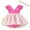 Hot Pink-3, variant on Baby Girls Clothes Plaid Romper Dress Summer Sleeveless Overalls Onesies Lace Trim Cotton Fashion Bodysuit, Hot Pink, 0 Months