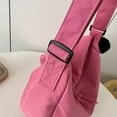 thumbnail image 4 of Sac Hobo pour Femmes Grande Capacité Sac Messager Harajuku Mode avec Pendentif Duveteux, 4 of 10