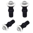 thumbnail image 1 of SelfTek Paquete de 4 pernos para asiento de inodoro, tornillos para bisagra, fijaciones para asiento de inodoro, tuercas superiores de goma expandibles, tornillos de montaje, accesorios para asiento,, 1 of 7