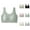 Green, variant on Sports Bras for Women Summer Comfortable Push Up Seamless Latex Yoga Gym Athletic Bralettes Workout Bra
