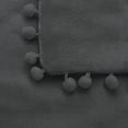 thumbnail image 6 of Unique Bargains Velvet Pillow Cover with Pompoms for Sofa 2PCS Dark Gray 20x20Inch, 6 of 8