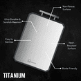 thumbnail image 5 of Titanium Cutting Board 16x11 Inch – Double-Sided with Pure Titanium & Wheat Straw, Non-Toxic Large Chopping Board for Kitchen with Handle, 5 of 11