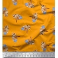 thumbnail image 1 of Soimoi Cotton Voile Fabric Wool & Cat Animal Decor Fabric Printed Yard 56 Inch Wide, 1 of 1