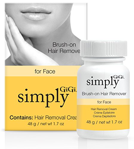 Simply GiGi Brush-on Facial Hair Removal Cream, 1.7 oz