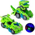 thumbnail image 1 of Dinosaurie Transformerande Bil Elektrisk Dinosaurie Leksak Automatisk Transformerande Dinosaurie Bil med Blixt och Ljud Lämplig för 3-7 År Gamla, 1 of 5
