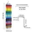 thumbnail image 2 of 24 Compartments Craft Storage Organizer Roll Holder  Hanging Closet Rack  Wall  Studio  or Over Door, 2 of 7