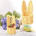 thumbnail image 2 of Mini Easter Baskets, 2.9X5.3inch Small Easter Woven Baskets, Egg Hunt Basket, Easter Decorations, Spring Party Favor Basket, Gift Basket for Holiday Celebrations, Easter Egg Hunt, Party Decor, 2 of 7