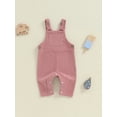 thumbnail image 2 of Bagilaanoe Newborn Baby Girls Boys One-pieces Corduroy Sleeveless Jumpsuit 3M 6M 9M 12M 18M 24M Infant Romper Casual Clothing, 2 of 7