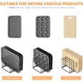 thumbnail image 4 of Kitchen Cabinet Organizer, Steel Cookware Holder, Divided Holder with 5 Slots for Skillets Baking Tray and Chopping Board Rack - Baking Pan Holder Storage (1 PC), 4 of 8