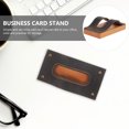 thumbnail image 6 of ifundom Business Card Display Holder Wood Black 1Set, 6 of 6