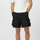 thumbnail image 4 of pstuiky Pantalones cortos casuales para hombre, Pantalones cortos casuales de verano para hombre, de color liso, con cintura elástica, multibolsillos y 6 bolsillos., 4 of 6