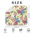 thumbnail image 2 of Microfibre Drying Mat for Kitchen Rose Floral Print Dish Drying Drainer Mat Absorbent Pioneer Drying Mat Washing Up for Glass, Plate & Cup 16inch X 18inch, 2 of 7