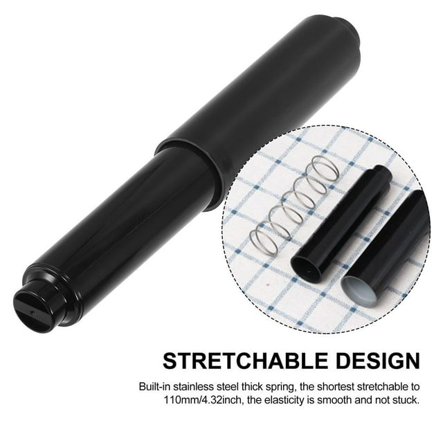 3pcs Toilet Paper Holder Stretchable Plastic Spring Loader Plastic Bathroom Tissue Roller Replacement Universal Household Toilet Holder Insert Spindle
