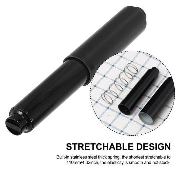 3pcs Toilet Paper Holder Stretchable Plastic Bathroom Plastic Spring Tissue Roller Replacement Universal Household Toilet Holder Insert Spindle