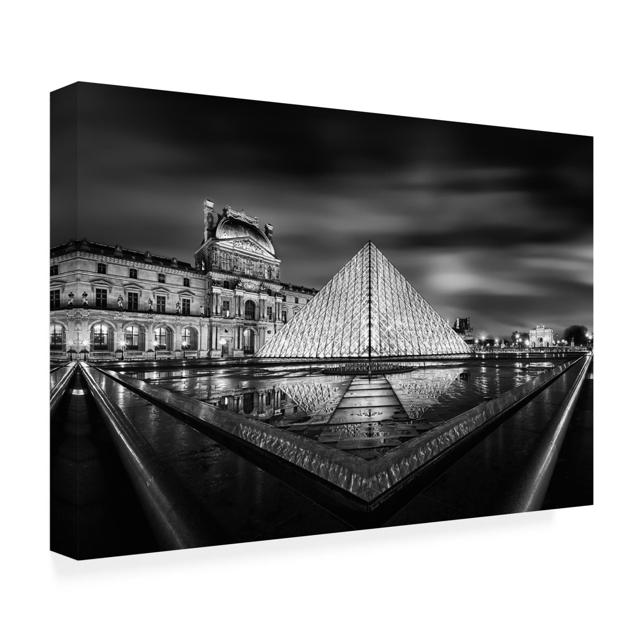 Canvas Wall Art - Sayan Chakravarty 'What If ItS True' Wall Art for Living Room, Bedroom, or Office Décor by Trademark Fine Art - 24 x 16 Inches