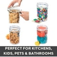 thumbnail image 3 of 5355 Locking Acrylic Canister Set with Spoons, 4-Piece, 3 of 5