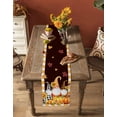 thumbnail image 4 of Thanksgiving Gnomes Burlap Cotton Table Runner 18x72 Inches Long, Fall Pumpkin Sunflower Maple Country Farmhouse Table Runners, Outdoor Dining Tablecloths Decor for Baby Shower/Party/Wedding, 4 of 6