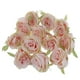thumbnail image 2 of 12 rosas artificiales de seda para bodas. champán, 2 of 9
