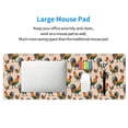 thumbnail image 5 of Rocae Rooster for Gaming Mouse Pad, Mouse Pad Large, Office Computer Keyboard Mousepad, Keyboard and Mouse Pad with Stitched Edges,31.5 x 11.8 in, 5 of 5