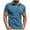 Light Blue, variant on Jamicy Mens Shirts Casual Summer Wear 2025 Mens Casual Short Sleeve Summer Polos Plaid Splice Cotton T-Shirt Golf Tennis Tops