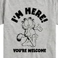 thumbnail image 3 of Garfield - I'm Here Youre Welcome - Toddler & Youth Short Sleeve Graphic T-Shirt, 3 of 5