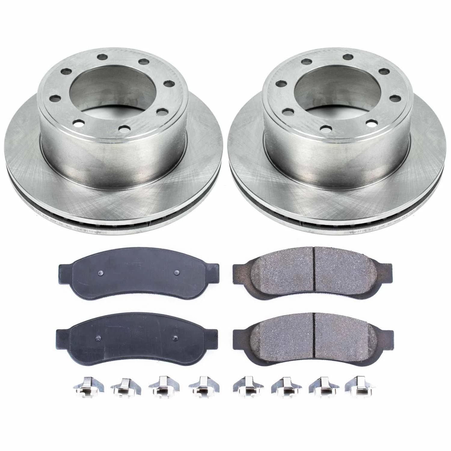 Power Stop Rear Stock Replacement Brake Pad and Rotor Kit KOE5578
