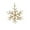 Gold, variant on Nmdmisc Christmas Snowflake Ornament,Wrought Iron Three Dimensional Snowflake Christmas Tree Ornaments,Christmas Decorative Pendant (Silver)