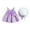 Purple, variant on LYHaoo Baby Girl Tutu Dress Summer Sleeveless Backless Birthday Party Dresses Flower Bow Sunress With Straw Hat Set,Dresses for School Casual Sizes 2-3 Years Purple