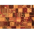 thumbnail image 1 of Ahgly Company Indoor Rectangle Patchwork Orange Transitional Area Rugs, 5' x 8', 1 of 1