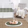 thumbnail image 2 of Sweet Jojo Designs Hunter Green Boho Arrow Boy or Girl Baby Playmat Tummy Time Infant Play Mat - White Bohemian Woodland Tribal Southwest Chevron Geometric Herringbone Woodland, 2 of 4