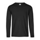 thumbnail image 1 of Playera Peso Completo Cuello Redondo Manga Larga para Caballero, Color Negro, Talla Mediana, 100% Algodón. Yazbek C0304, 1 of 3
