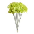 thumbnail image 1 of 10pcs Artificial Chrysanthemum Simulation Flower Home Office Fake Floral Decor Wedding Ornament  Green, 1 of 8