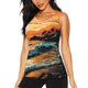 thumbnail image 1 of Fotbe Serene Ocean Sunset Blusas Sin Mangas para Mujer – Estilo Casual, Corte Suelto, Slim-Fit, Cuello Redondo Deportivo, Tops de Verano para Gimnasio y Yoga-XX-Large, 1 of 7