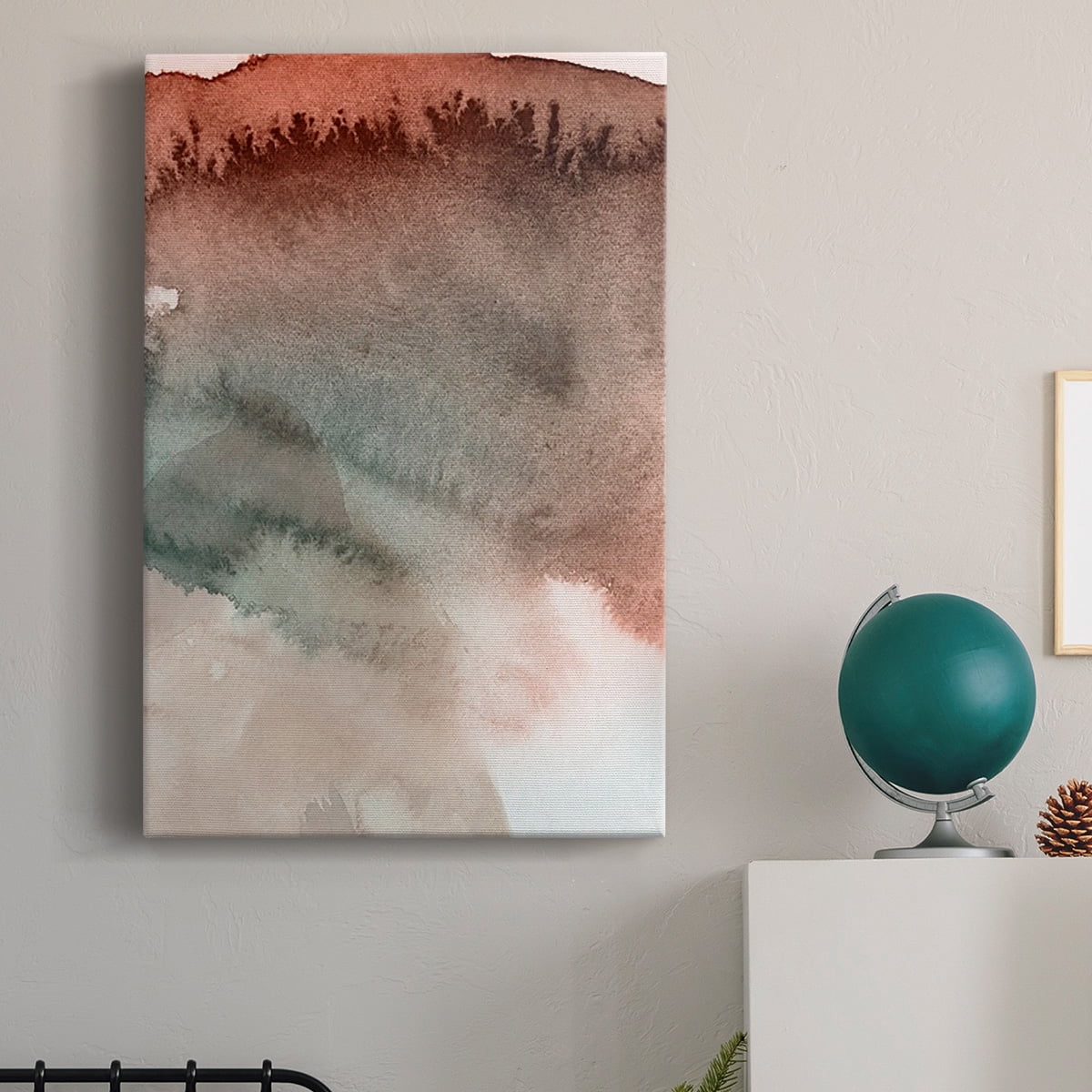Red Ochre Abstract IV Premium Gallery Wrapped Canvas - Ready to Hang