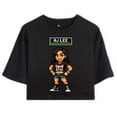 thumbnail image 2 of AJ Lee Merch 8 Bit T-Shirt For Women&Girls Midriff Short Sleeve Summer Clothing Vest Tee, 2 of 5