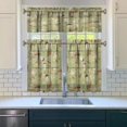thumbnail image 6 of Mushroom (18) Kitchen Curtain Valance 3 Piece Home Curtains and Valance Set Curtain Sink Window Decor Window Treatment Tier 27.5x36 Length, 6 of 6