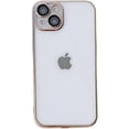 thumbnail image 6 of PC Electroplating All-Inclusive Hard case, Clear Phone case, Transparent Back, Comes with Lens Film, Simple Design, for iPhone 15 14 13 12 Pro Max Plus case (Blue,iPhone 12), 6 of 8