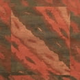 thumbnail image 1 of Ahgly Company Tapis d'Intérieur Lavable en Machine Carré Abstrait Rouge Renard Rouge, 8' Carré, 1 of 7