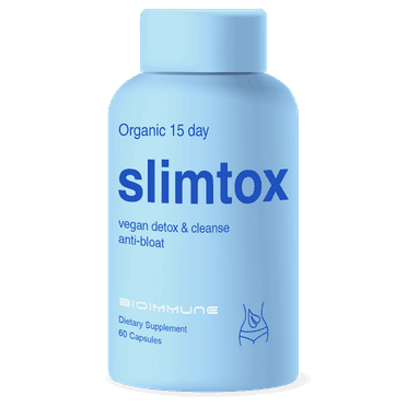 BioImmune Slimtox 15 Day Detox & Cleanse – Colon Cleanse Detox Support – Gut Health – No Bloat