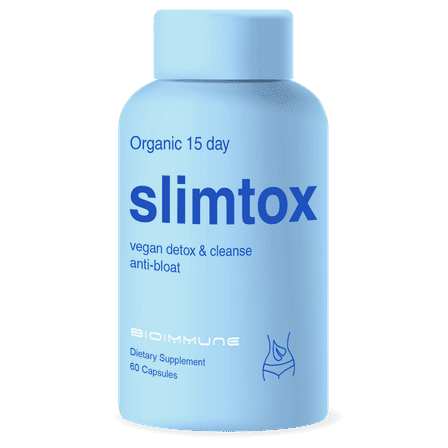 BioImmune Slimtox 15 Day Detox & Cleanse – Colon Cleanse Detox Support – Gut Health – No Bloat