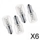 thumbnail image 1 of 6x 4 Uds E14 lámpara de horno lámpara de cristal de sal bombilla de repuesto para electrodomésticos bombilla de estufas duraderas bombilla de tungsten 6 piezas, 1 of 9