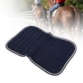 thumbnail image 1 of Soft Breathable All Purpose Saddle Pad With Hand Strap And Girth For Horses,  Material, Sponge Padding, Breathable, Durable, Lightweight, 1 of 8