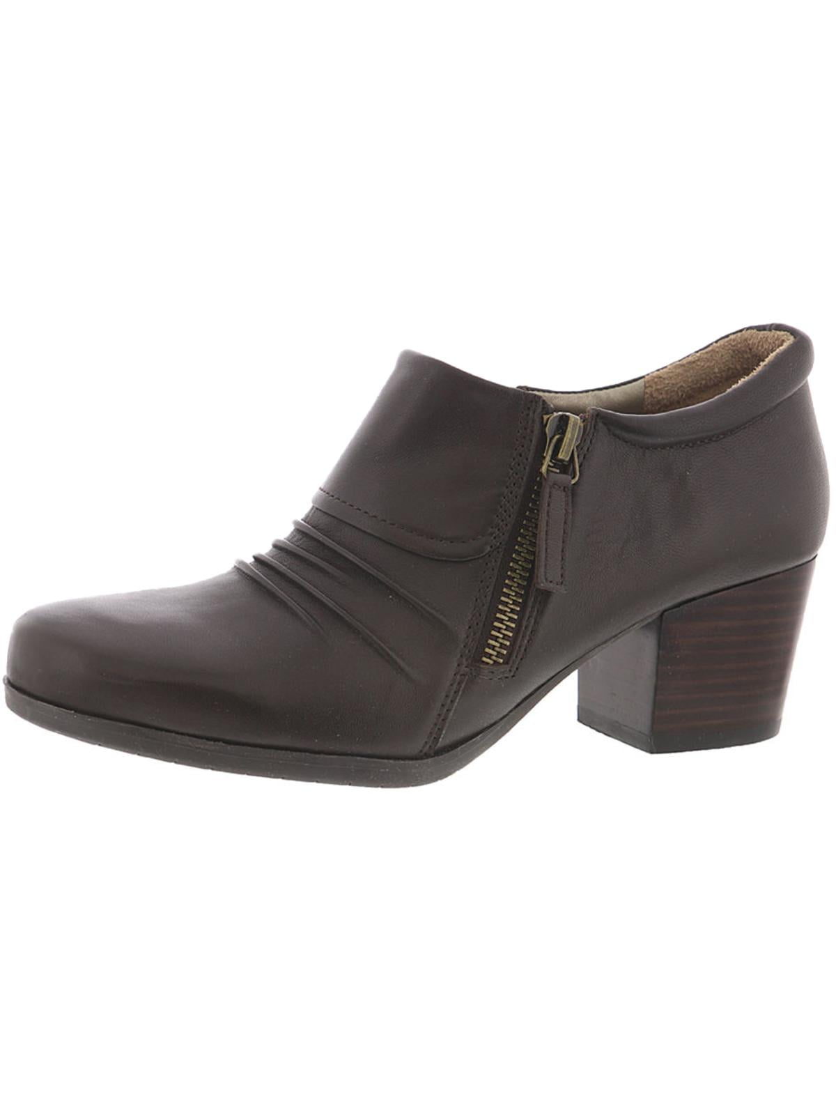 brown leather shooties