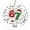 Circle 67*6, variant on 6PCS Santa Says Six Seven Christmas Ornament 2025, Funny 67 Meme Ornament, Funny Christmas Ornaments 2025, Santa Ornaments for Christmas Tree, Stocking Stuffers for Teens (White 67)