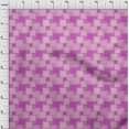 thumbnail image 4 of oneOone Cotton Cambric Fuschia Pink Fabric Asian Block Tile Sewing Fabric By The Yard Printed Diy Clothing Sewing Supplies 42 Inch Wide, 4 of 4