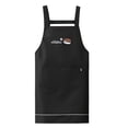 thumbnail image 1 of Waterproof PVC Cooking Apron Japanese Korean Style Oil-proof Non-stick Cooking Chef Apron with Large Front Pockets, 1 of 4